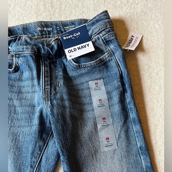 NWT Old Navy boot cut jeans, girls size 8 - Picture 3 of 5